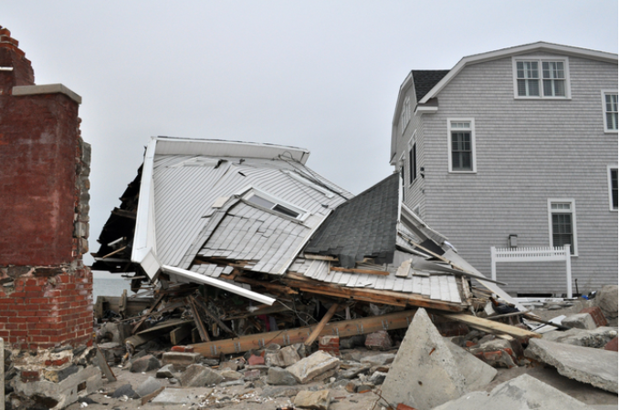 Fairfield beach house destroyed