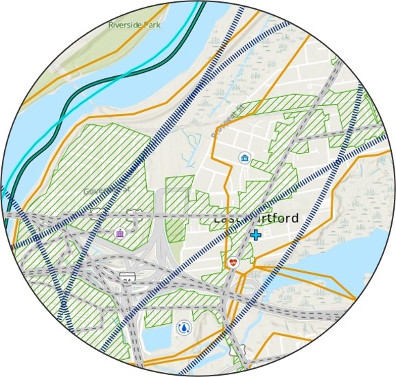 East Haddam map