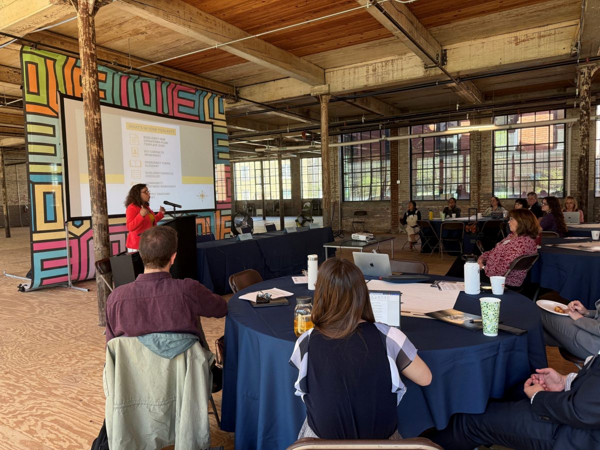 Participants at the Resilience Hub workshop